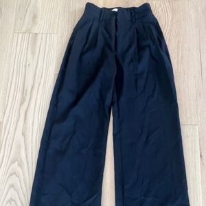 Abercrombie blue wide leg slacks